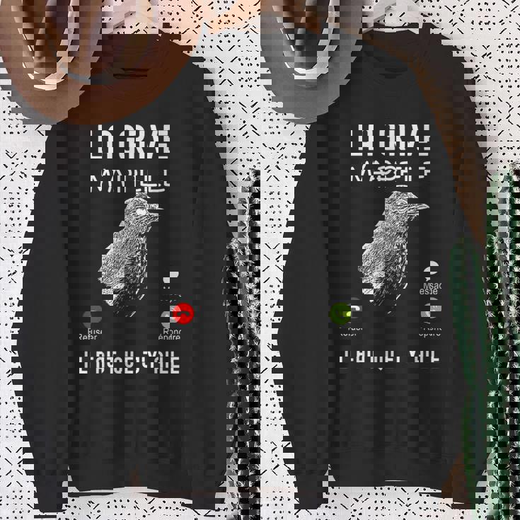 Chasser La Grive Humour Cadeau Chasseur De Grive Gibier Sweater e Cadeaux pour les femmes âgées