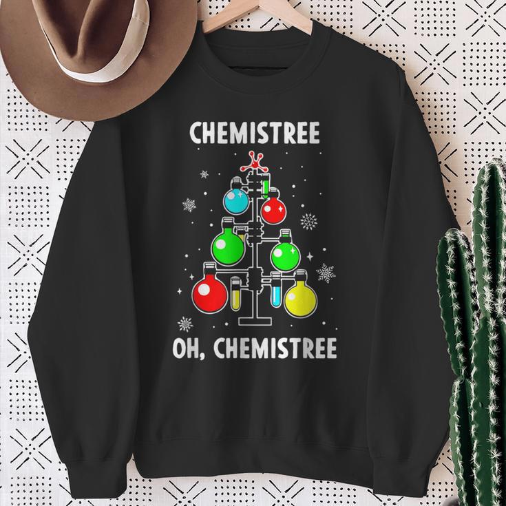 Chemistree Oh Chemistree Science Christmas Chemistry Sweatshirt Geschenke für alte Frauen