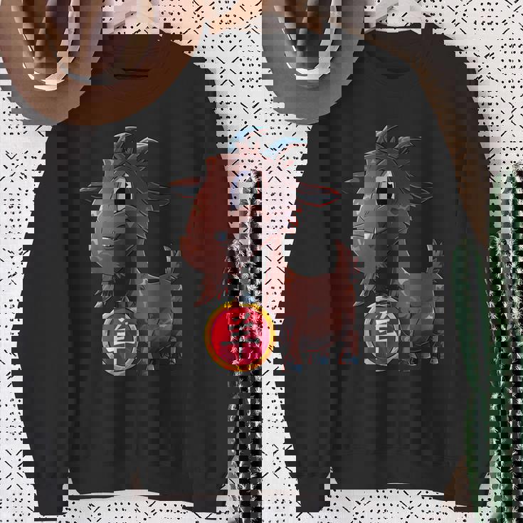 Chinese Zodiac Year Of The Sheep Goat Ram Lunar New Year Sweatshirt Gifts for Old Women