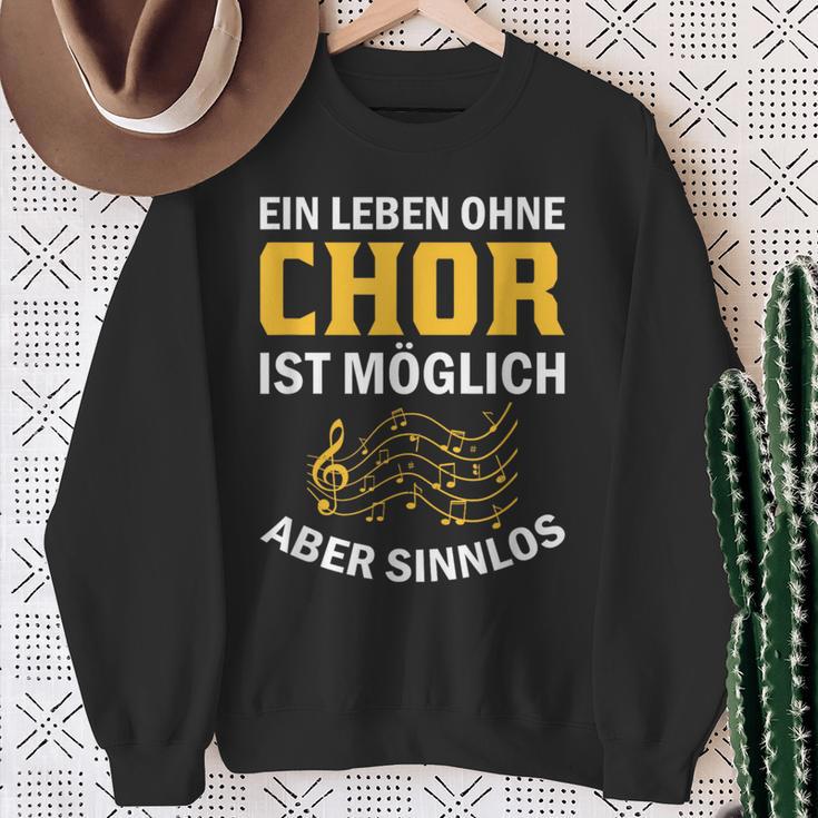 Choir Chor Ladder Choir Singerocal Chorprobe Singing Sweatshirt Geschenke für alte Frauen