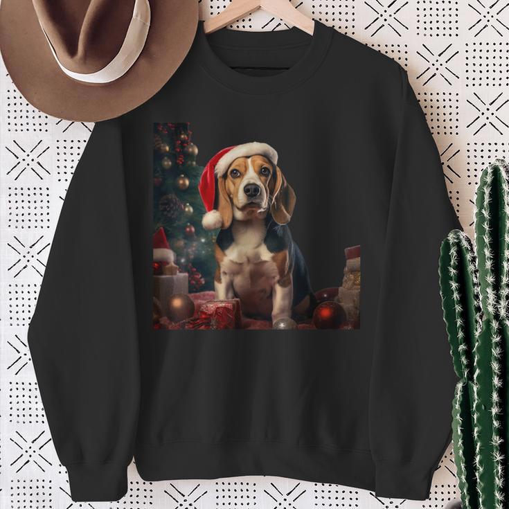 Christmas Beagle Beagle Christmas Sweatshirt Geschenke für alte Frauen