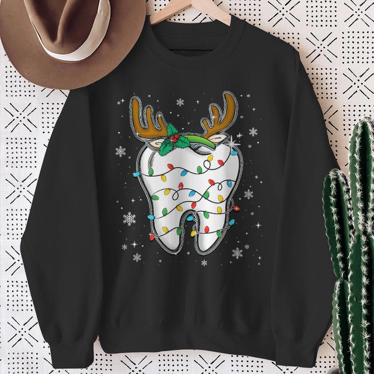 Christmas Dentist Dentist Assistant Christmas Tooth Xmas Dent Sweatshirt Geschenke für alte Frauen