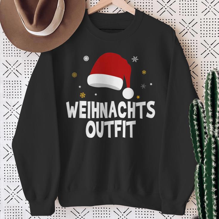 Christmas Outfit Santa Hat Christmas Sweatshirt Geschenke für alte Frauen