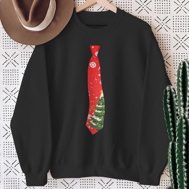 Christmas Tie Tie Boys Sweatshirt Geschenke für alte Frauen