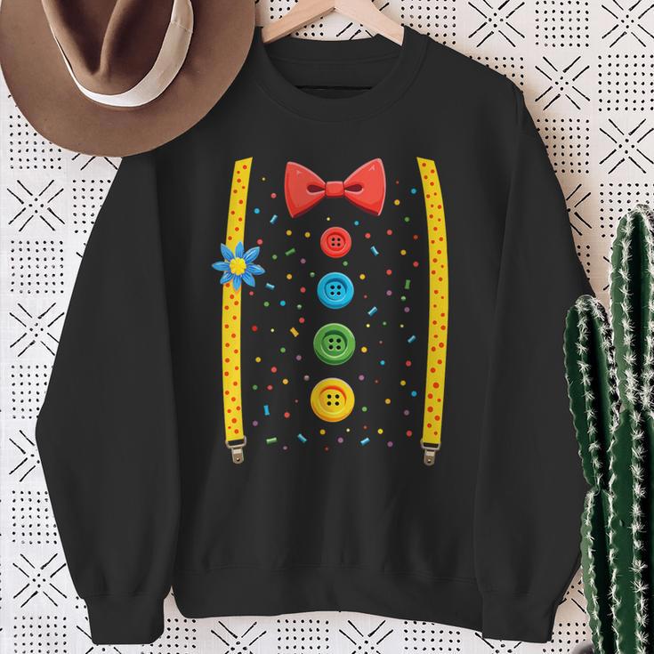 Clown Top Carnival Costume Circus Jester Children's Fancy Dress Sweatshirt Geschenke für alte Frauen