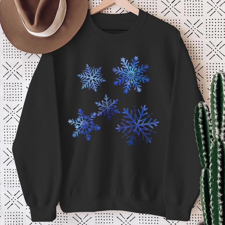 Cold Snowflakes Winter Sweatshirt Geschenke für alte Frauen