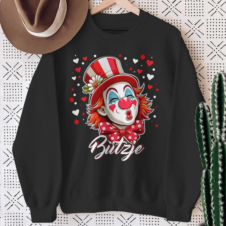 Cologne Carnival Kölsch Bützje Kölle Alaafeedel Clown Sweatshirt Geschenke für alte Frauen