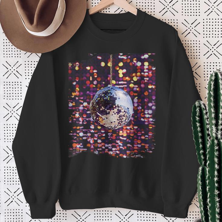 Colourful Disco Ball Retrointage Club 70S Sweatshirt Geschenke für alte Frauen