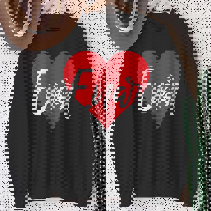 Con Nombre I Love Enar I Heart Named Camisa de entrenamiento Regalos para ancianas