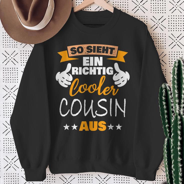 Cool Cousin With Saying I Family Sweatshirt Geschenke für alte Frauen