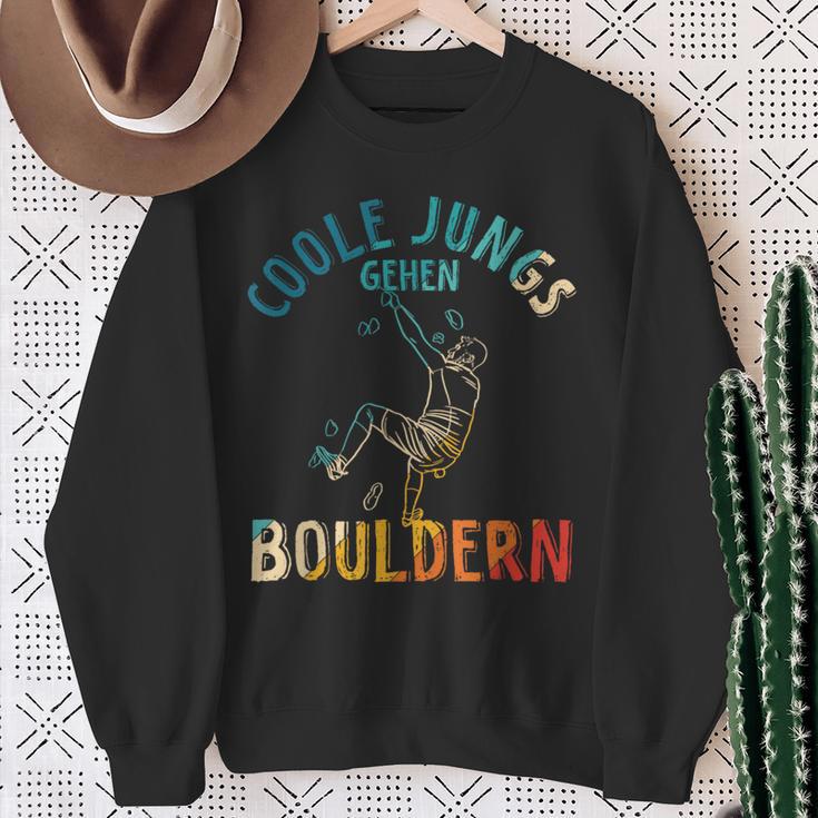 Coole Boys Go Bouldering Climbing Children's Sweatshirt Geschenke für alte Frauen