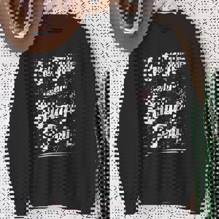 Coole Muttis Machen Schlagerparty Outfit Sexy Schlager Party Sweatshirt Geschenke für alte Frauen