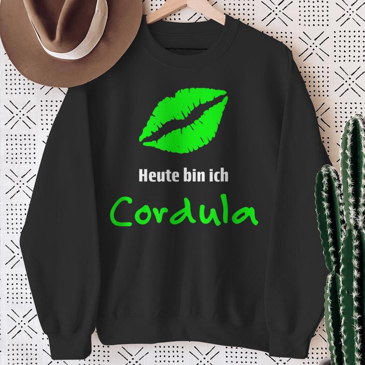 Cordula Green Fancy Dress Costume Carnival Oktoberfest Apres Ski Party Sweatshirt Geschenke für alte Frauen