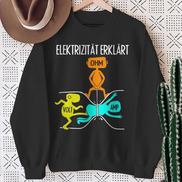 Craftsman Electronics Resistance Electricity Explained Sweatshirt Geschenke für alte Frauen