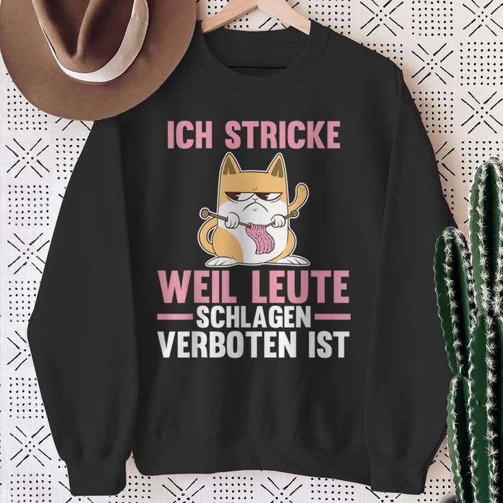 Crochet Sewing Knitting Sweatshirt Geschenke für alte Frauen