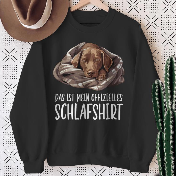 Cute Dog Official Sleep Labrador Retriever Sweatshirt Geschenke für alte Frauen