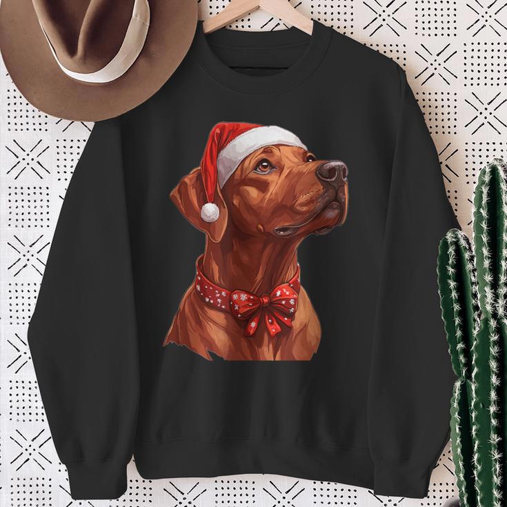 Cute Rhodesian Ridgeback Dog Christmas Merry X-Mas Graphic Sweatshirt Geschenke für alte Frauen