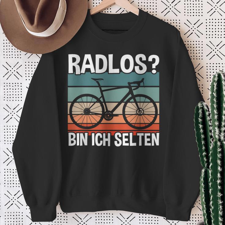 Cycling Fahrradfahrer Radlos Bin Ich Selten Sweatshirt Geschenke für alte Frauen