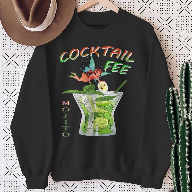 Damen Cocktail Fee Kostüm Sweatshirt Geschenke für alte Frauen