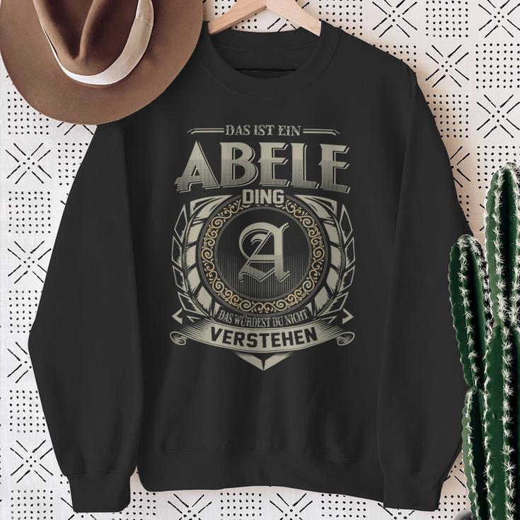 Das Ist Ein Abele Ding Abele Name Sweatshirt Geschenke für alte Frauen