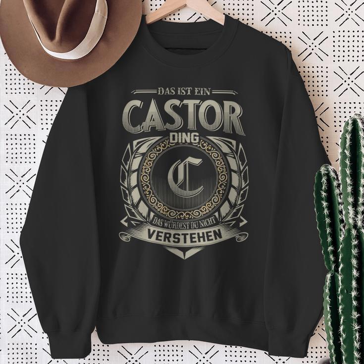 Das Ist Ein Castor Ding Castor Name Sweatshirt Geschenke für alte Frauen