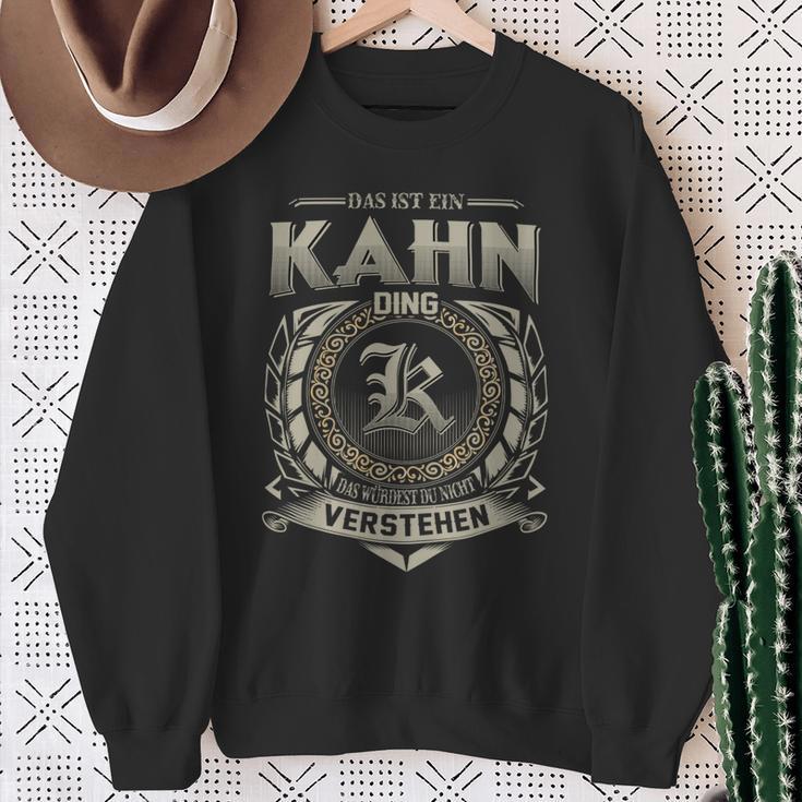 Das Ist Ein Kahn Ding Kahn Name Sweatshirt Geschenke für alte Frauen