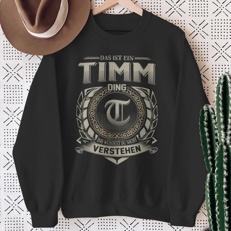 Das Ist Ein Timm Ding Timm Name Sweatshirt Geschenke für alte Frauen