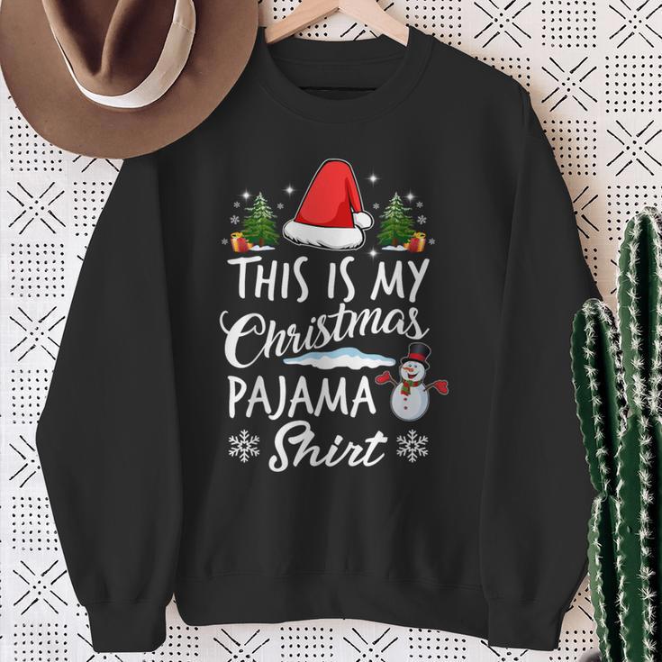 Das Ist Mein Christmas Pyjamas Matching Family Sweatshirt Geschenke für alte Frauen