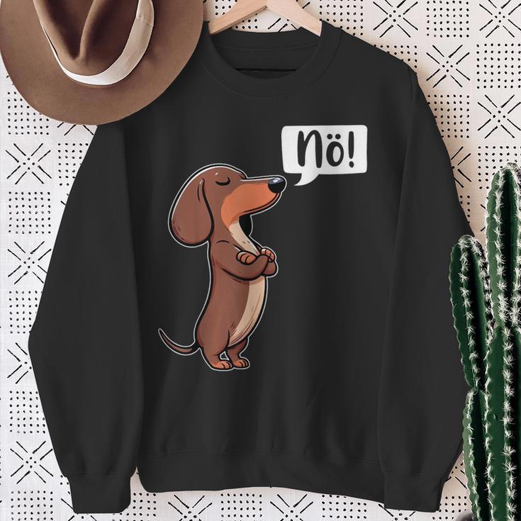 Dickköpfiger Rauhaardackel Nö Dachshund Dog Dog Sweatshirt Geschenke für alte Frauen