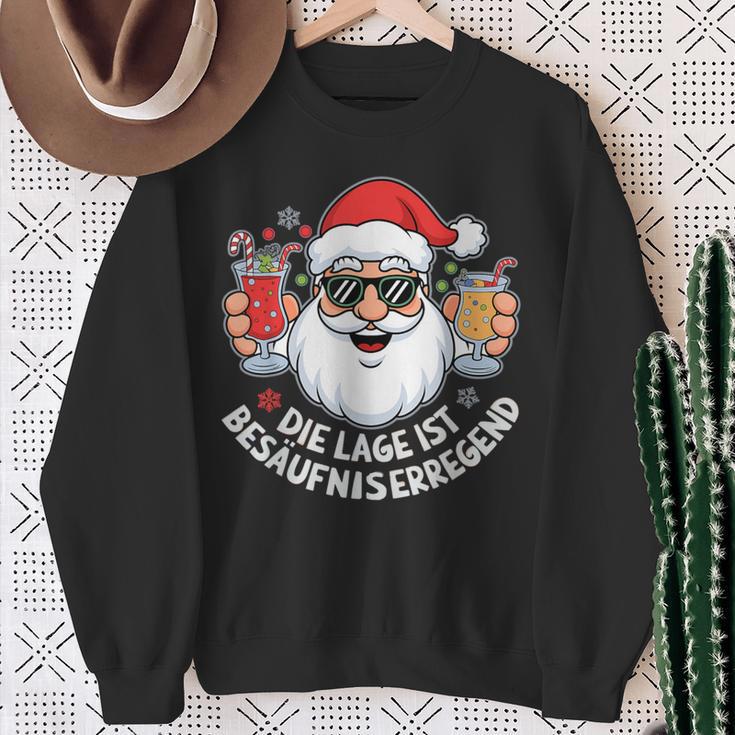 Die Lage Ist Besäufniserregend Christmas Sweatshirt Geschenke für alte Frauen