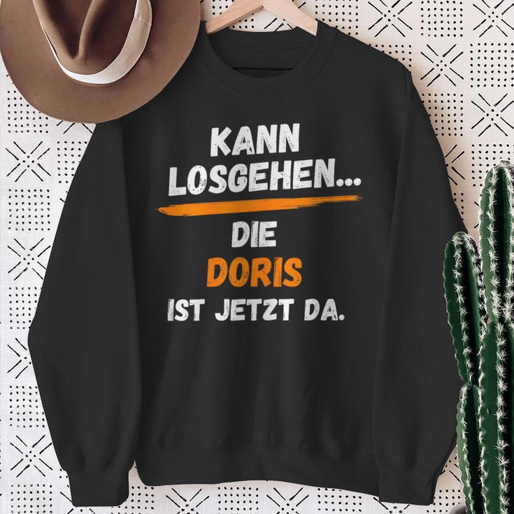 Doris Name Saying First Name Can Go Off Sweatshirt Geschenke für alte Frauen