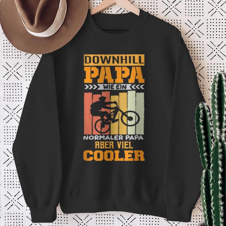 Downhill Papa Bicycle Bike Mtb Sweatshirt Geschenke für alte Frauen