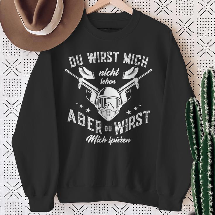 Du Wirst Mich Nicht Sehen Aber Du Wirst Mich Nicht Sehen Aber Du Wir Sweatshirt Geschenke für alte Frauen