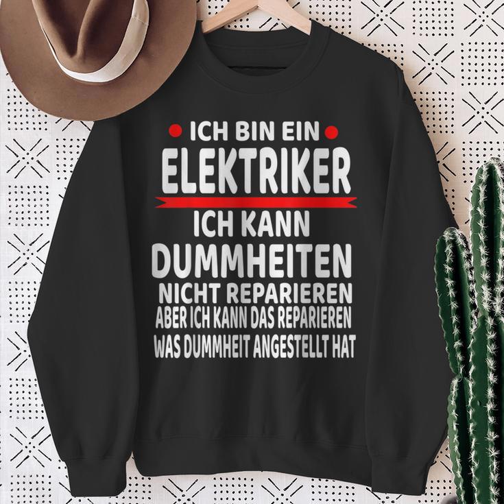 Electrician Humour Saying Electrician Sweatshirt Geschenke für alte Frauen