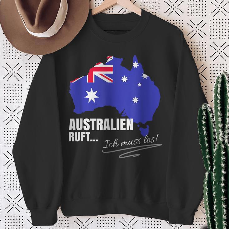 Emigration Australia Farewell Must Have Gadgets Emigrant Sweatshirt Geschenke für alte Frauen