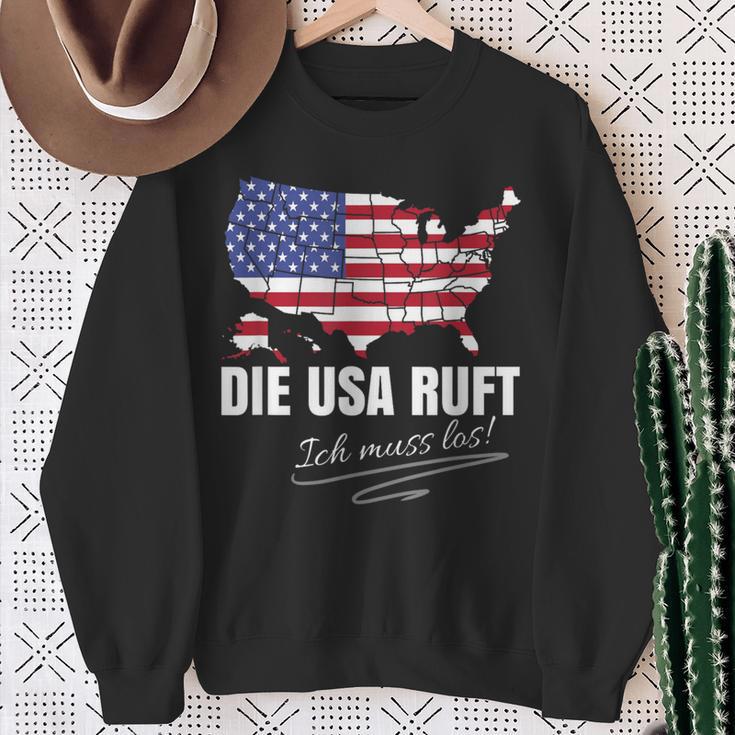 Emigration Usa Farewell Gadgets America Emigrant Sweatshirt Geschenke für alte Frauen