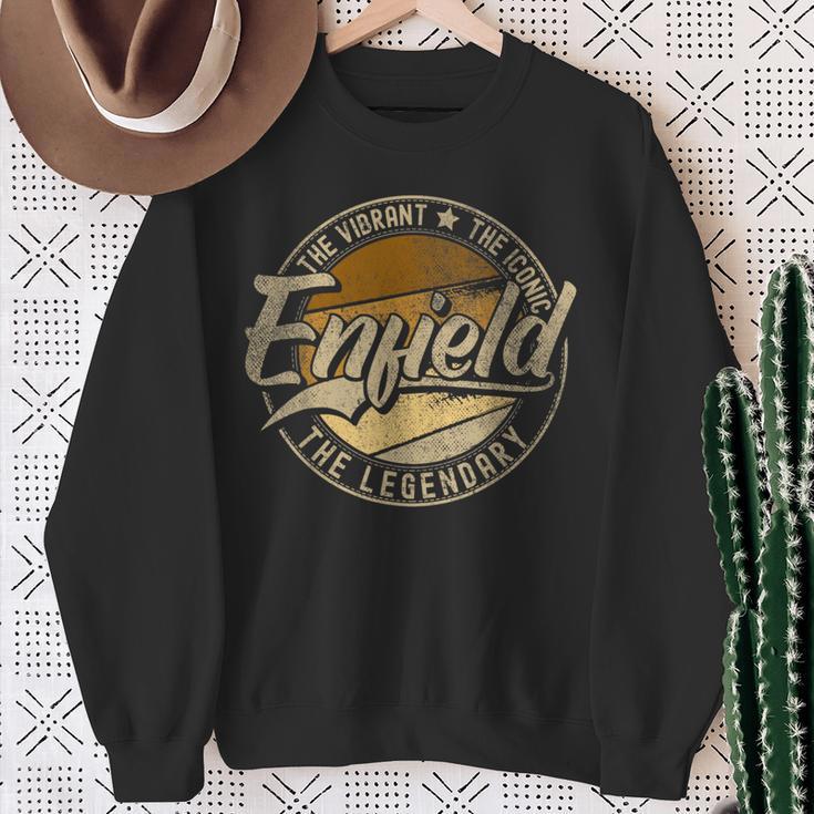 Enfield Ct Connecticutintage Distressed Sweatshirt Geschenke für alte Frauen