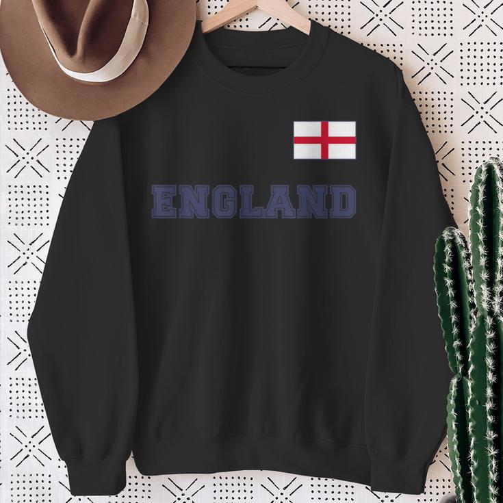 England With National Flag Flag On The Chest Sweatshirt Geschenke für alte Frauen