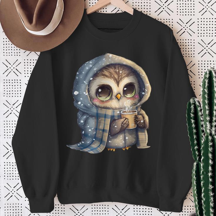 Eule Wald Mythologie Nachteule Sweatshirt Geschenke für alte Frauen