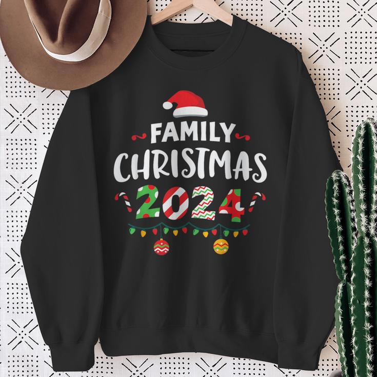 Family Pajamas Christmas 2024 Matching Sets Group Squad Xmas Sweatshirt Geschenke für alte Frauen