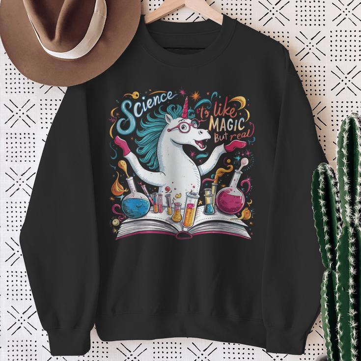 Fantastic Science It's Like Magic But Real Sweatshirt Geschenke für alte Frauen