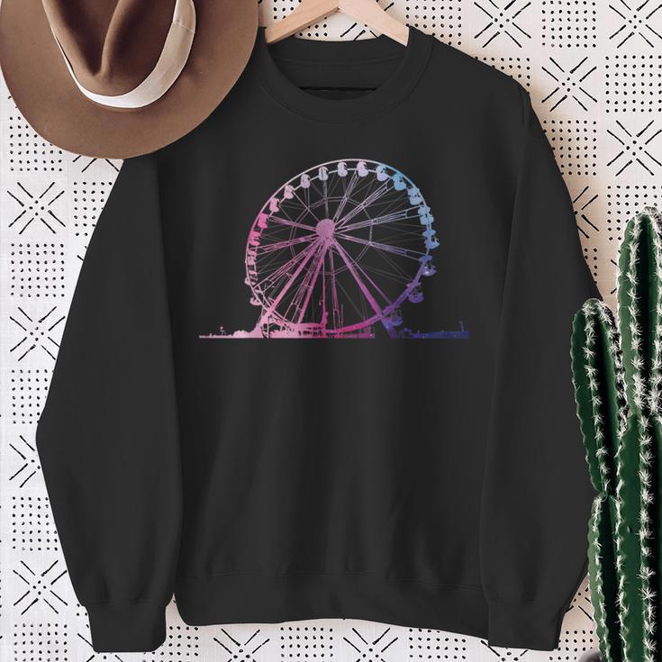 Ferris Wheel Fair Lovers Kirmes Fan Sweatshirt Geschenke für alte Frauen