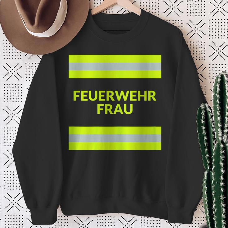 With Fire Brigade Sweatshirt Geschenke für alte Frauen