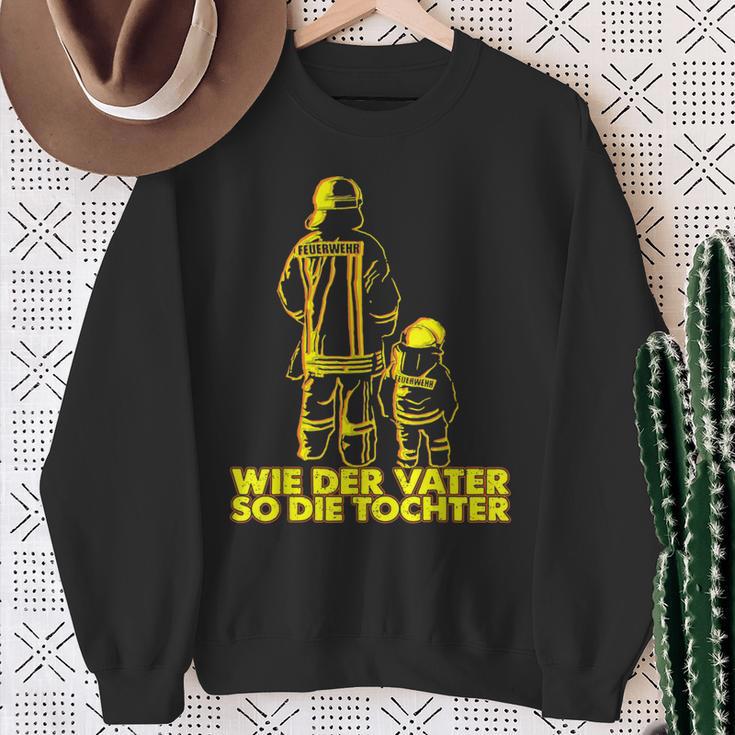 Firefighter Boys' Like Der Fater So Die Dochter Sweatshirt Geschenke für alte Frauen