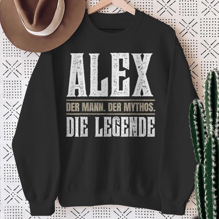 First Name Alex Name Alex Sweatshirt Geschenke für alte Frauen