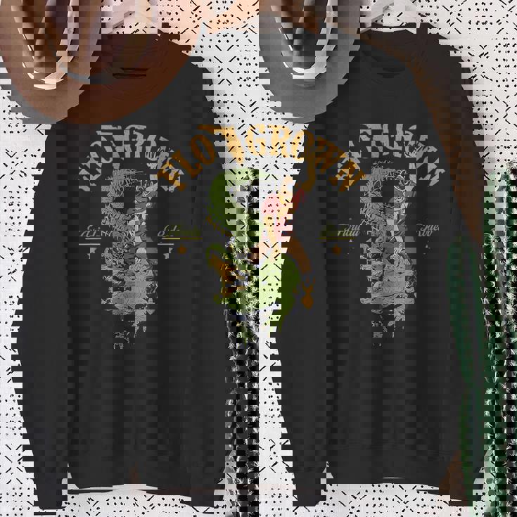 Flo Grown Florida Grown Rodeo Alligator Rider Southern Sweatshirt Gifts for Old Women
