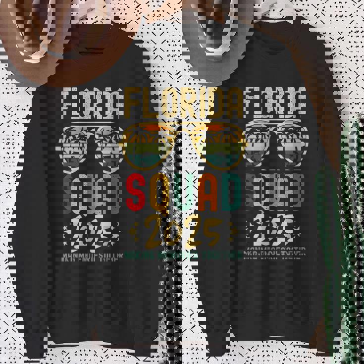 Florida Vacation Squad 2025 Group Matching Family Vacation Sweatshirt Gifts for Old Women