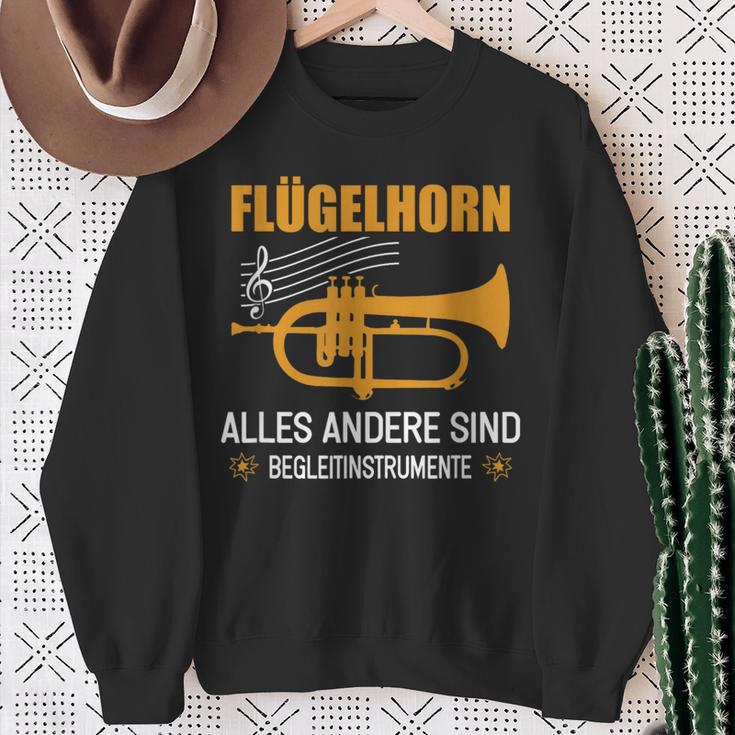 Flugelhorn Flügelhornist Instrument Slogan Sweatshirt Geschenke für alte Frauen