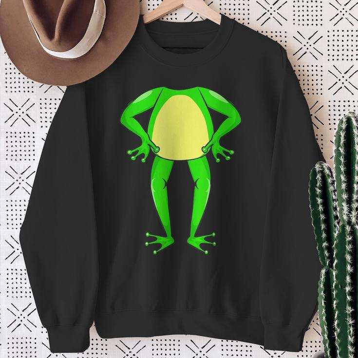 Frog Body Costume For Carnival And Fancy Dress Sweatshirt Geschenke für alte Frauen