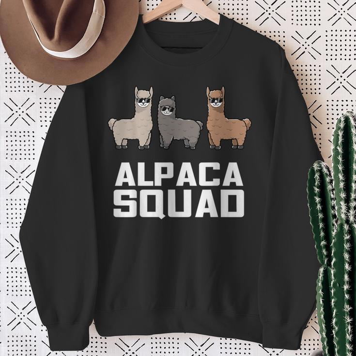 Alpaca For Alpaca Squad Lovers Sweatshirt Geschenke für alte Frauen